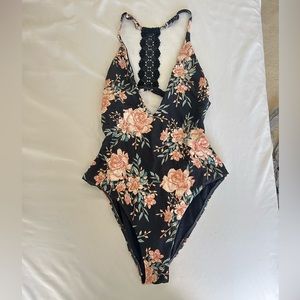 Billabong one piece swimsuit floral